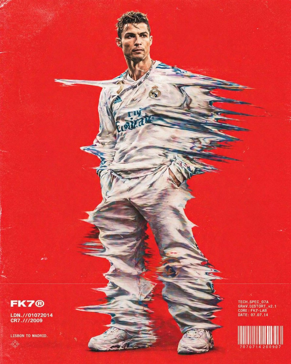 Modelka hip-hop zniekształcona