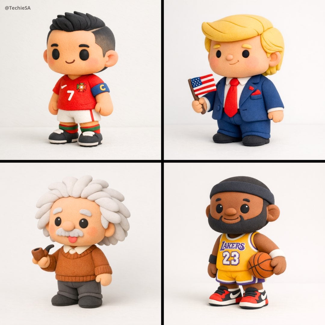 Stilisiertes Polymer-Ton Miniaturmodell von [CHARACTERS]