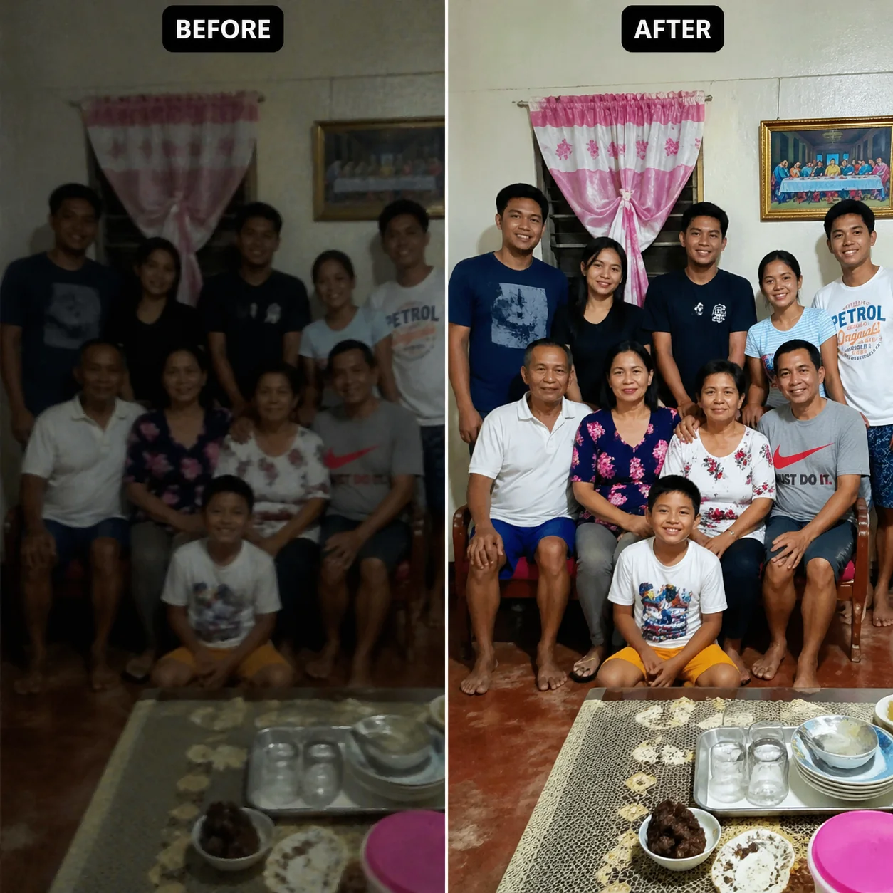 Restauración de Fotos — Reparación y Mejora de Fotos Antiguas Example