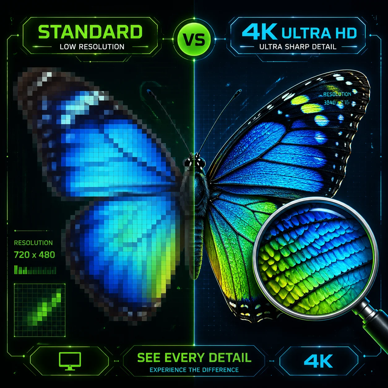 Salida 4K Ultra-HD Example