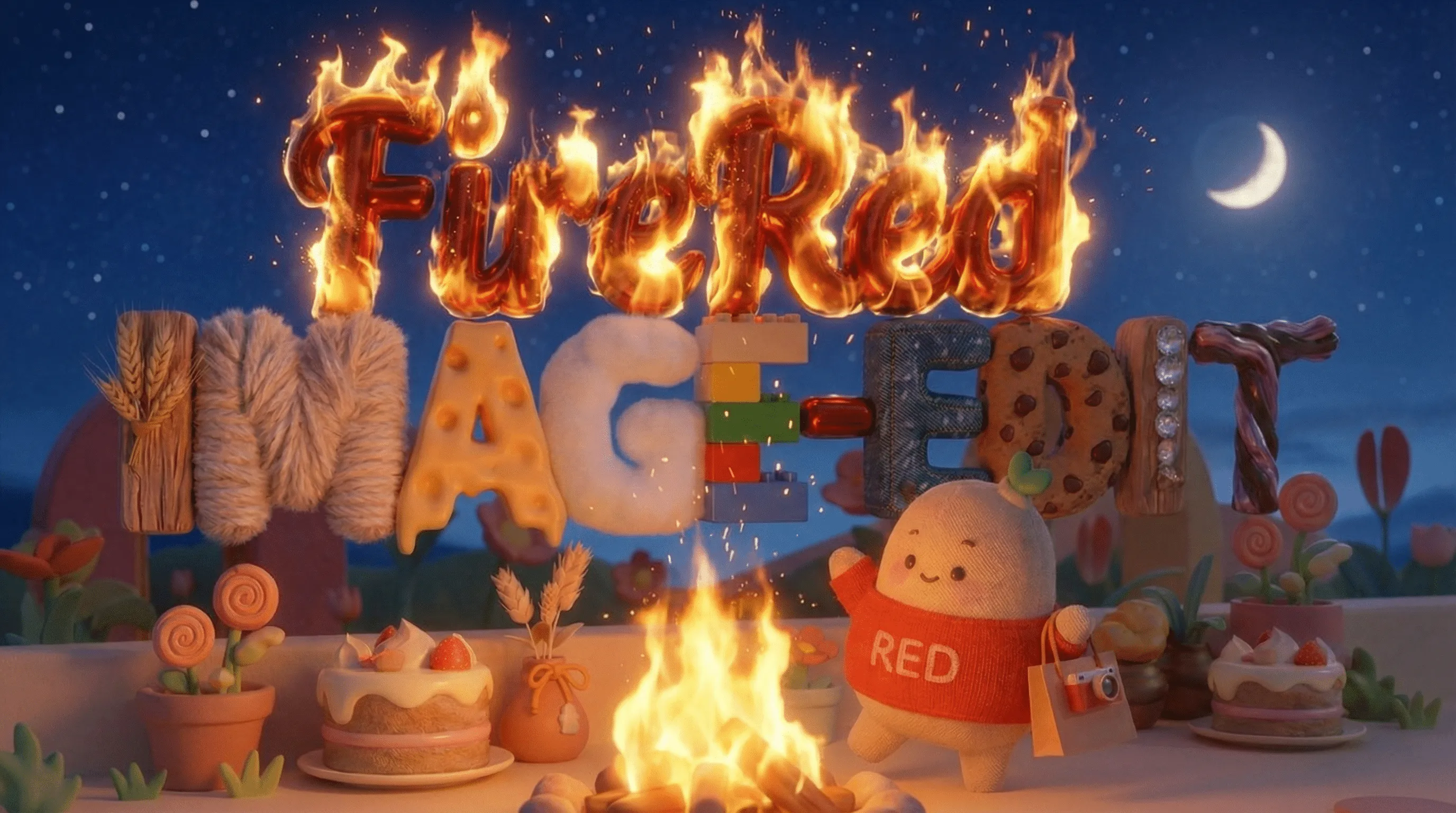 FireRed Image Edit — multi-scenario editing showcase